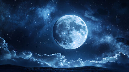 Obraz premium Megafon beschallt die umgebung. Moonstream. Illustration