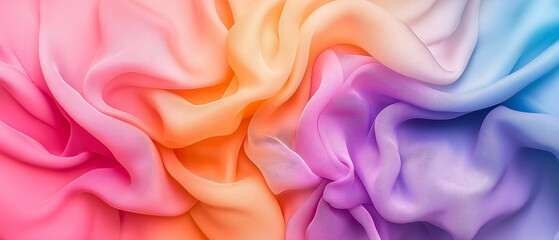 Obraz premium Organza fabric. Light Scattering effect softens e_004