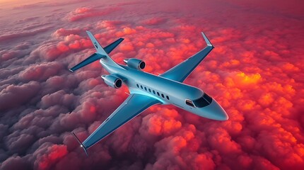 Obraz premium airplane in the sky