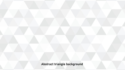 Fototapeta premium Abstract white triangle seamless pattern background
