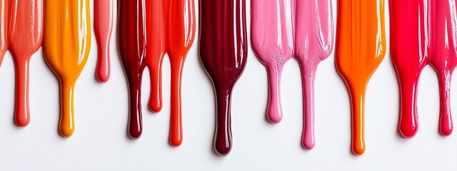 Paint Dripping Cut-Out: Art Design, Creative Expression, Abstract Visuals, and Decorative Concepts