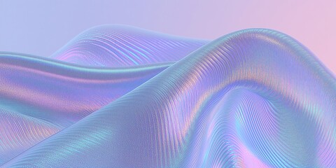 Grainy iridescent holographic gradient background. Psychedelic colourful pattern for your business and brand. Trippy moving water glossy texture. Glass holo lilac colours