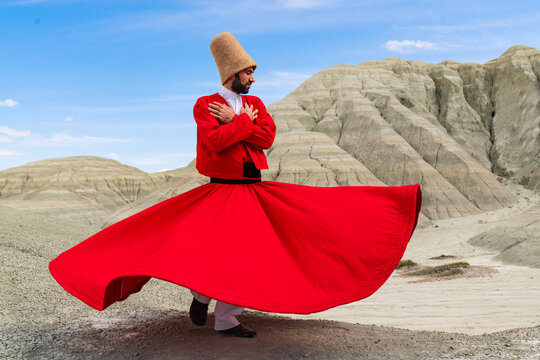 sufi whirling (Turkish: Semazen) is a form of Sama or physically active meditation which originated among Sufis.
