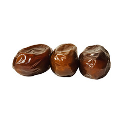 Khudri Dates Donuts Isolated on Transparent Background