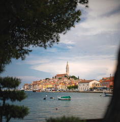 Fototapeta premium View on the old town of Rovinj, Croatia