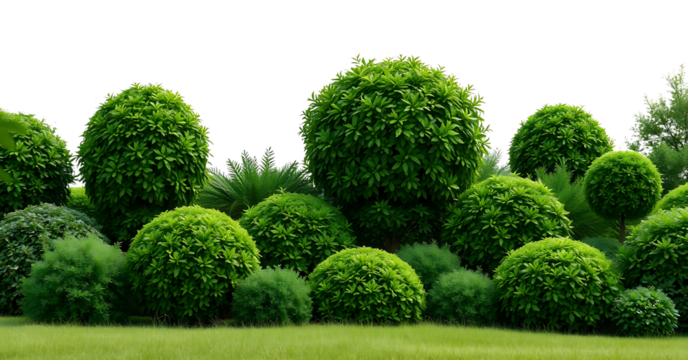 Vibrant Green Garden Foliage Perfect for Outdoor Decor