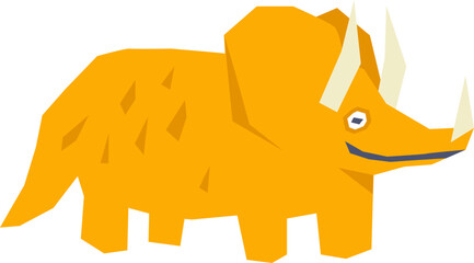 Paper Cut Childish Dinosaur