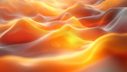 Obraz premium Abstract Gradient Yellow Background with Soft Light for Digital Art and Design