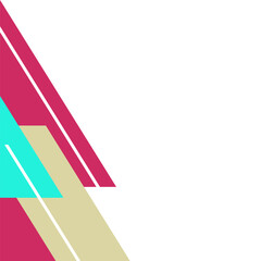 Abstract Corner Line Vector
