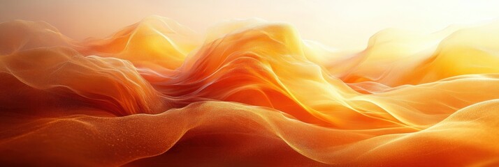 Obraz premium golden orange gradient abstract background minimalistic design for studio and showroom display