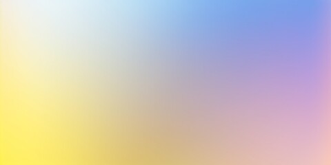 Fototapeta premium Color gradient background, abstract pastel rainbow. Light blue yellow color gradation, pink noise texture blur perfect for dynamic and creative backgrounds