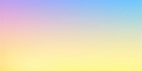 Obraz premium Color gradient background, abstract pastel rainbow. Light blue yellow color gradation, pink noise texture blur perfect for dynamic and creative backgrounds
