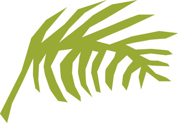 Paper Cut Tropical Leaf