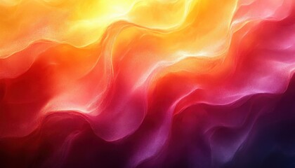 Obraz premium Vibrant Yellow to Orange Gradient Abstract Background with Soft Glow and Minimalistic Texture