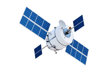 satellite dish and satellite