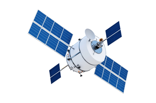satellite dish and satellite