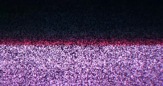 Television static noise, no signal old vintage TV. Noise on Analog TV Screen caused by bad signal reception, no signal background