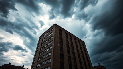 Fototapeta premium office building with the charming sky