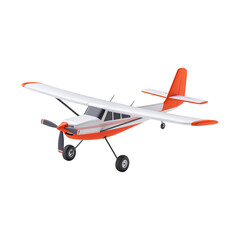 airplane isolated on white