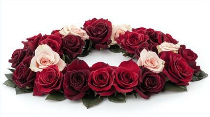 Obraz premium Free romantic floral and hearts background