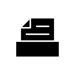 Archive folders icon vector illustration. Document vector icon. Archive storage icon.