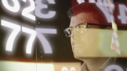 Professional Looking Through Financial Data Display Market Analysis Growth Technology - Powered by Adobe