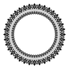 Damask Round Wreath circular round ornament floral Abstract pattern, Classic Victorian traditional style, illustration Vintage Design, Floral frames, Mandala, Antique, Moroccan frame