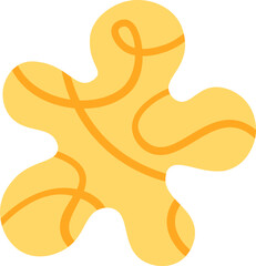 Childish Abstract Scribble Shape