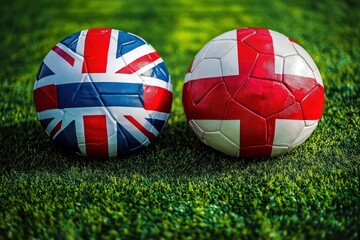 Fototapeta premium Football Quarterfinal Match England vs Switzerland Euro 2025