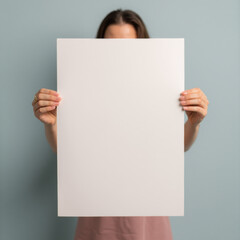 Woman advertising product. Generative ai.