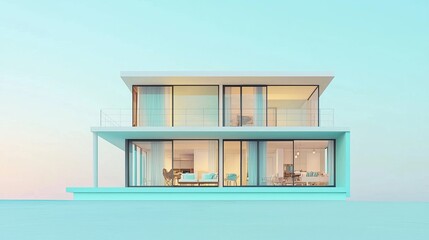 Modern Beach House Design with Floor Plans