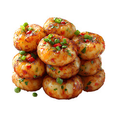 Cooked Shrimp Isolated on Transparent Background