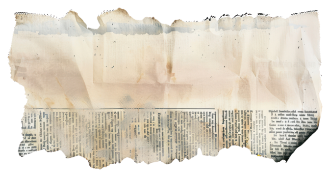 PNG Torn piece of Newspaper newspaper background document. - Powered by Adobe