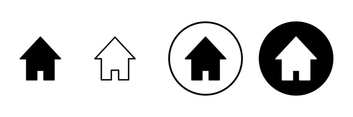 House icon vector. Home sign and symbol