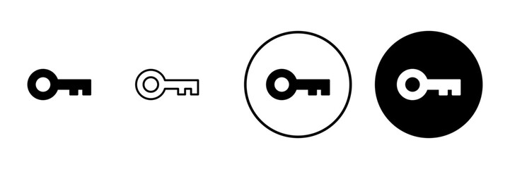 Key icon vector. Key sign and symbol.