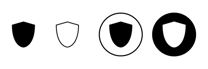 Fototapeta premium Shield icon vector. Protection icon. Security sign and symbol
