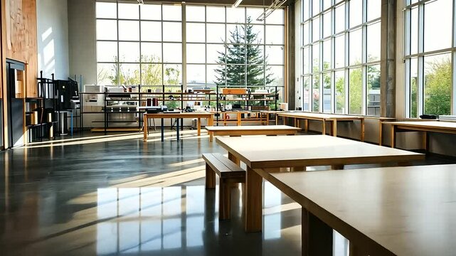Educational Makerspace Promoting Sustainable Design and Collaboration