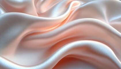 Fototapeta premium Soft Shiny Satin Silk Fabric Background Elegant Textured Abstract Material for Product Display