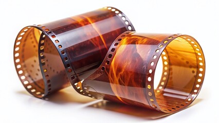 Film Roll Texture Overlay: Vintage Photo Background for Portraits