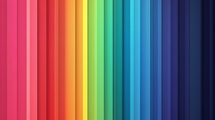 Obraz premium Vibrant Rainbow Stripes: A Colorful Abstract Background