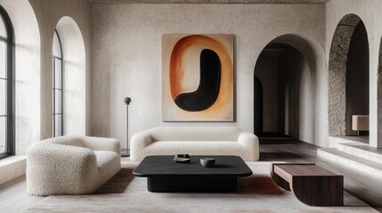 Serene Minimalist Living Room Interior Design