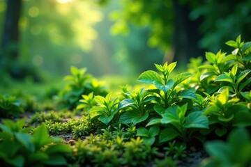 Satiated with moisture, the plant life thrives, overgrown shrubs, dense foliage