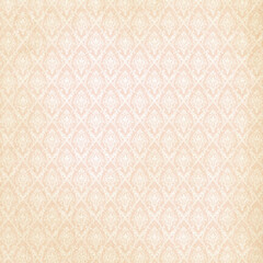 Light beige damask seamless pattern with tiny diamond floral motifs. Perfect for classic wallpaper, vintage textures, invitations, and elegant decor.