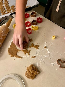 Gingerbread Cookie Magic in a Cozy Kitchen