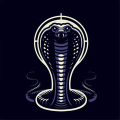 snake logo vector illustration