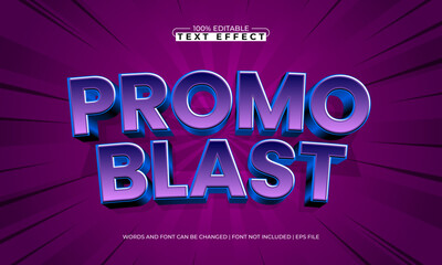 promo blast editable text effect with a promo and sale text style