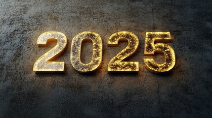 Fototapeta premium Shining 3D Golden 