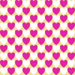 seamless pattern with pink hearts. Beautiful heart background for valentine festival. Backdrop wallpaper concept. Geometry shape abstract tie-dye wallpaper. 