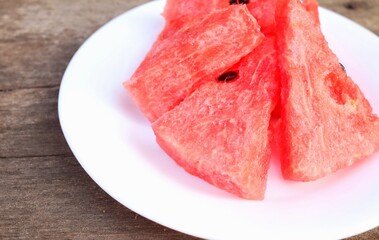 Fresh watermelon summer tropical fruit