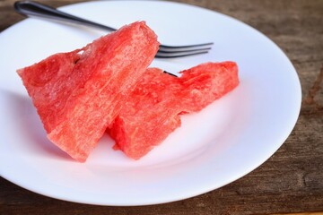 Fresh watermelon summer tropical fruit